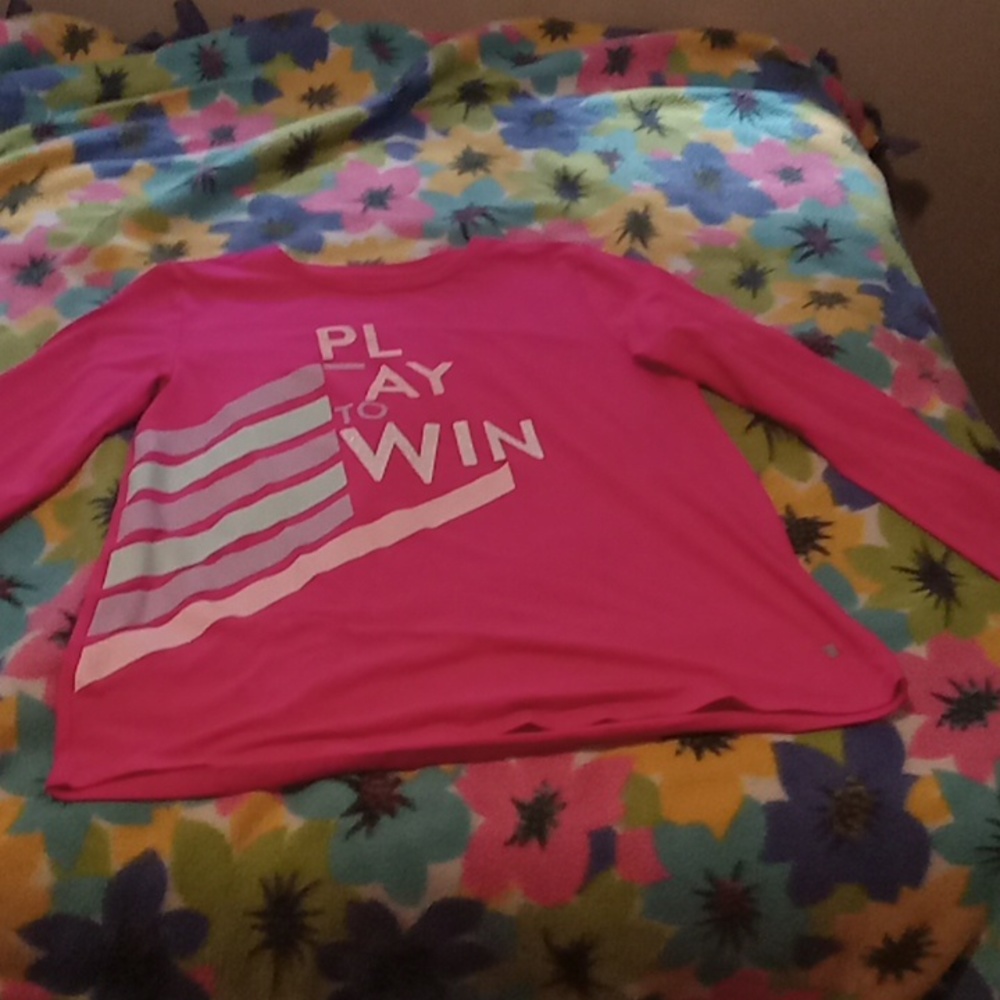 Pink athletic works shirt